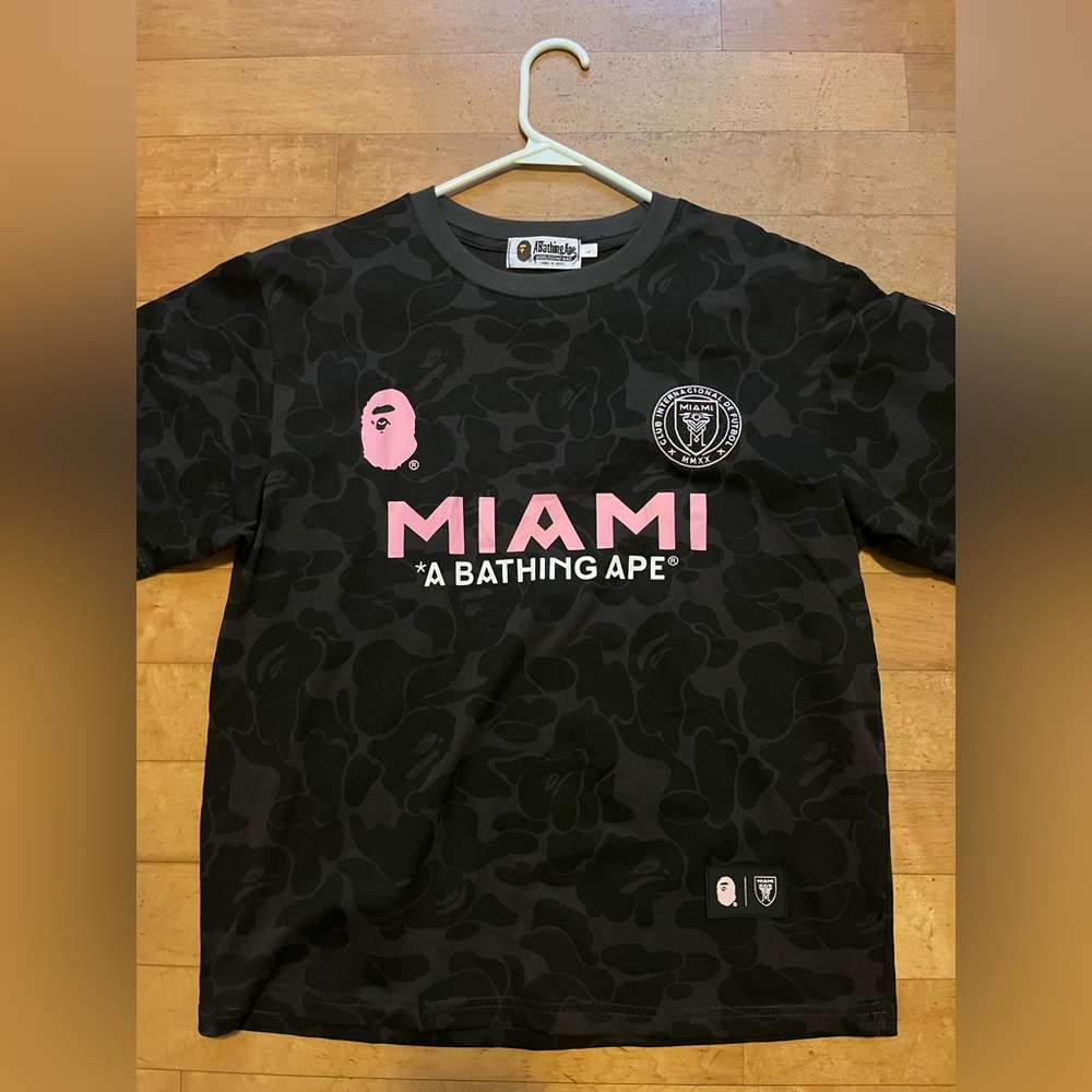 Bape Black and Pink Camo Shirt